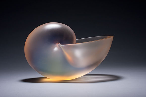 Nautilus - peach opalescent